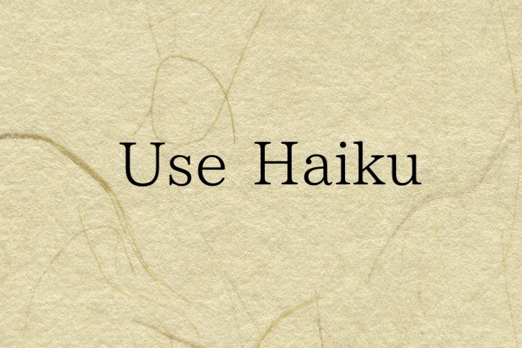 UseHaiku